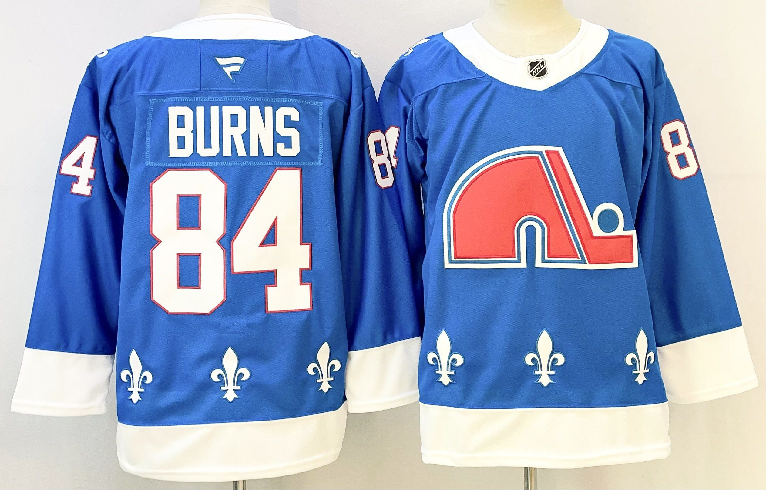 Men 2026 Colorado Avalanche #84 Burns Blue NHL Jersey style 01